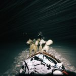 Longyearbyen (Svalbard en Norvège) : chiens de traîneau et aurores boréales